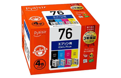 Plaisir BPL-E76-4Pインク 4色パック 汎用(互換インク)《代引き不可》